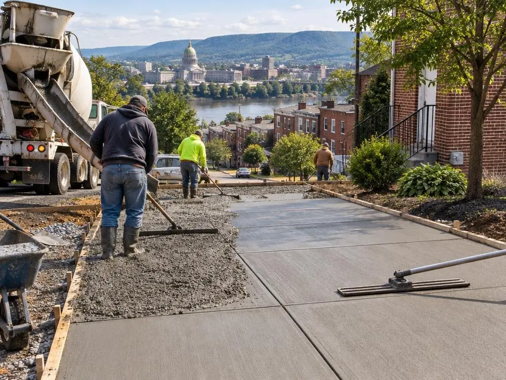 Concrete Driveways in Harrisburg, PA